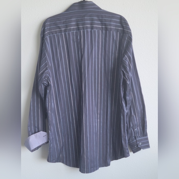 Bugatchi Uomo Button Up Roll Cuff Long Sleeve Shirt - Picture 2 of 8